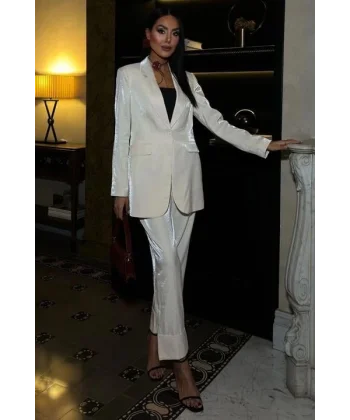 Gisella Parlak Saten Takım 9851