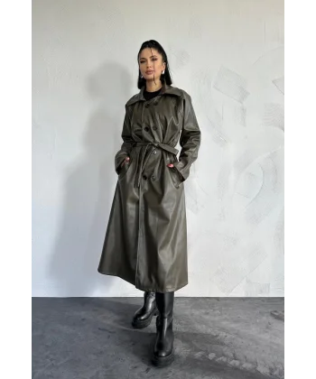 Haki Reglan Kol Trençkot