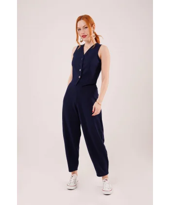 Havuç Kesim acivert Pantolon