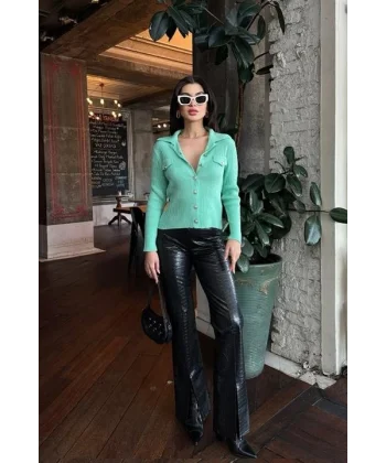 Houston Fitilli Triko Hırka 1287-15