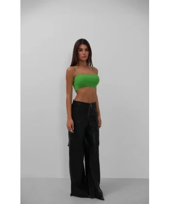 İnce Askılı Crop Top