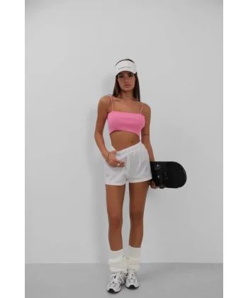 İnce Askılı Crop Top