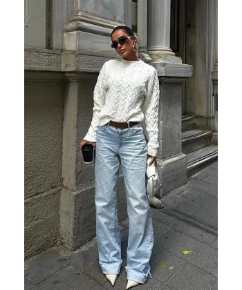 İnci Detaylı Kazak 1354