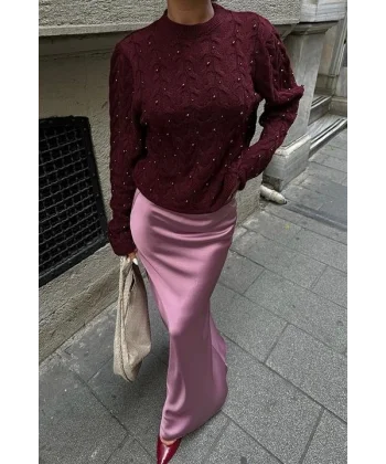 İnci Detaylı Kazak 1354