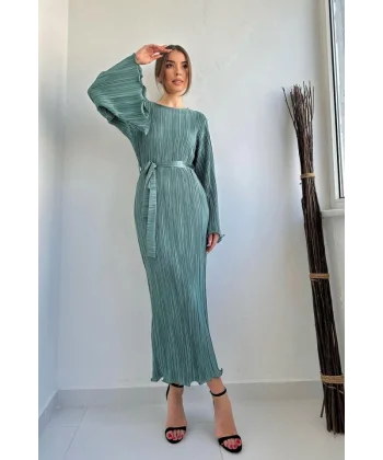 int İspanyol Kol Piliseli Elbise