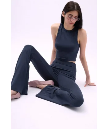 İspanyol Paça Yüksek Bel Tayt