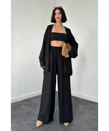 iyah Alice Gömlek Ve Bol Kesim Pantolon Takım