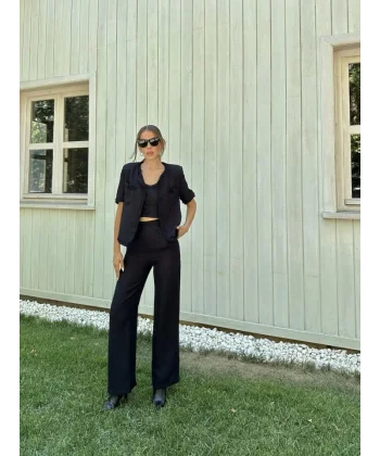 iyah Askılı Büstiyer Ceket Ve Pantolon Takım