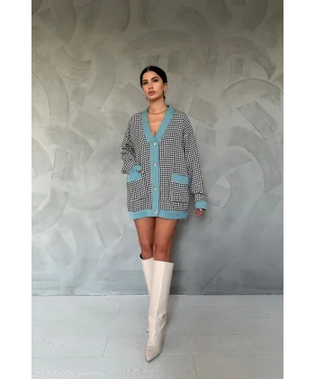 iyah Atlas Garnili Kazayağı Hırka