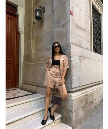 JAKARI GÖEK ŞORT TAKI  Bej