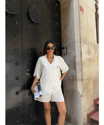 JAKARI GÖEK ŞORT TAKI  Beyaz