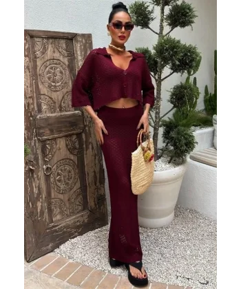 Jenny Ajurlu Etek Takım 9800-0025