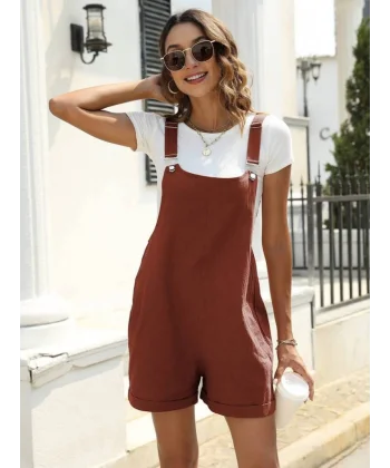 Kadın Aerobin şort Tulum