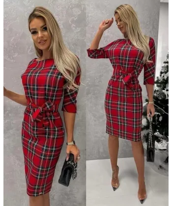 Kadın Dalgıc Kumaş Djıtal Baskılı Elbıse