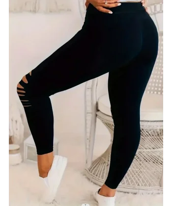 Kadın Dizleri Kesik Dalgıç Tayt