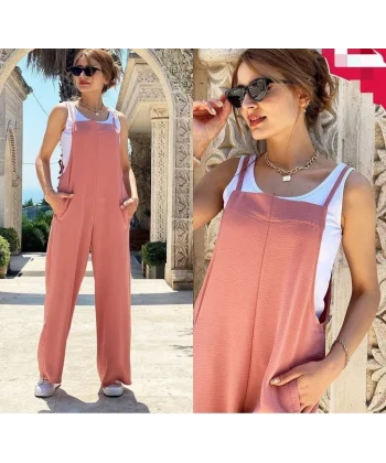 Kadın İp Askılı Atlet Detay Aerobin Salaş Tulum