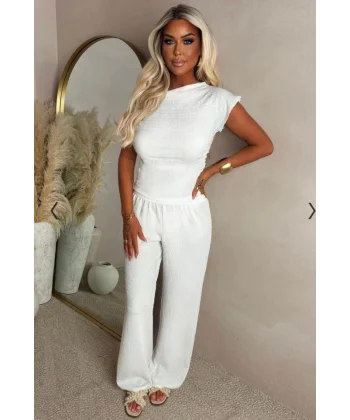 Kadın Ital Piliseli Kumaş Takım