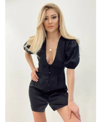 Kadın Karpuz Kol aten Görünüm Keten Kumaş Fırsat Ürün ini Elbise