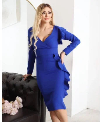 Kadın Kruvaze Yaka Volan Detay idi Boy Fırsat ürün