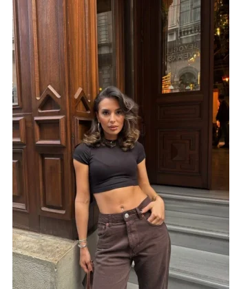 Kadın Modal Kumaş Basic Bluz