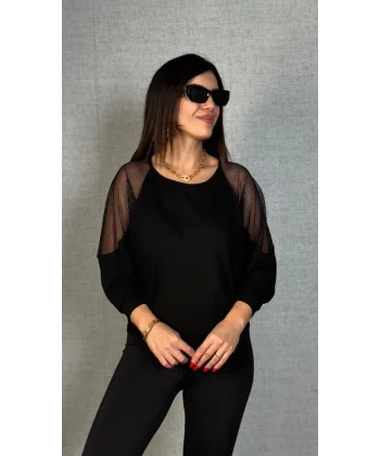 Kadın Omuzları File Detay Fakir Kol Bluz