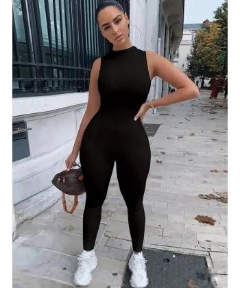 Kadın Sıfır Kol Yarı Balıkçı Yaka Dalgıç Tulum