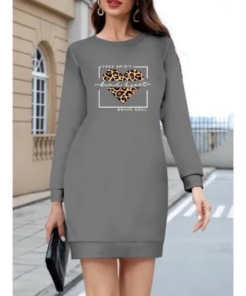 Kadın Uzun Kollu Bisiklet Yaka Desenli Viskon Iki Iplik Bluz