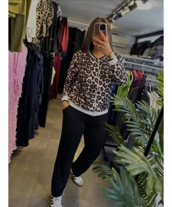 Kadın Uzun Kollu Lepoar Detay Modal Kumaş Ikili Takım