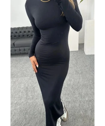 Kadın Uzun Kollu Maxi Elbise