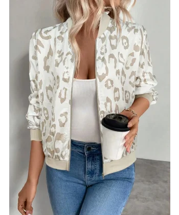 Kadın Uzun Kollu önden Fermuarlı Modal Ceket