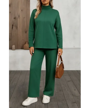 Kadın Uzun Kollu Triko Ikili Takım