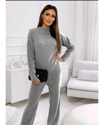 Kadın Uzun Kollu Triko Ikili Takım