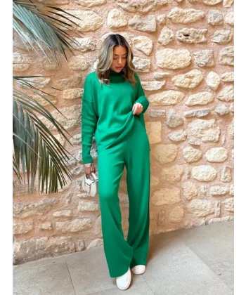 Kadın Uzun Kollu Triko Ikili Takım