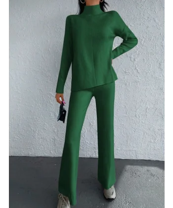 Kadın Uzun Kollu Triko Ikili Takım