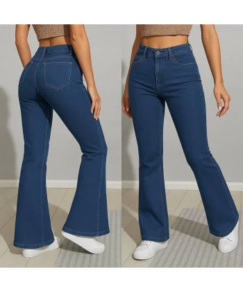 Kadın Yüksek Bel Bol Paça Pantolon