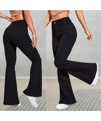 Kadın Yüksek Bel Bol Paça Pantolon