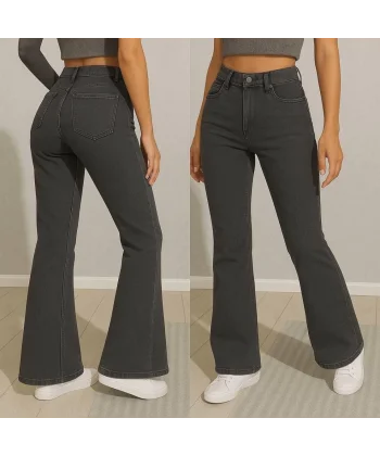 Kadın Yüksek Bel Bol Paça Pantolon