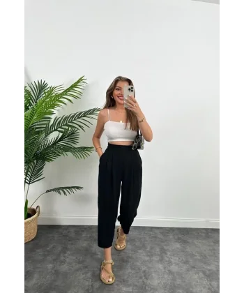 Kadın Yüksek Bel Hürrem Pantolon