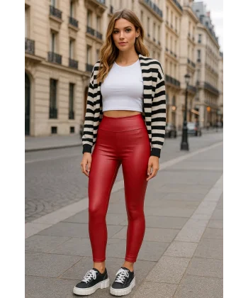 Kadın Yüksek Bel Içi şardonlu Fırsat ürün Toparlayıcı Tayt