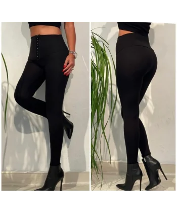 Kadın Yüksek Bel Korse Ve Kopça Detay çelik Toparlayıcı Tayt