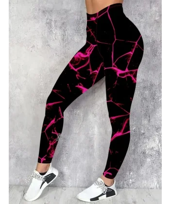 Kadın Yüksek Bel Renk Detaylı Dalgıç Tayt