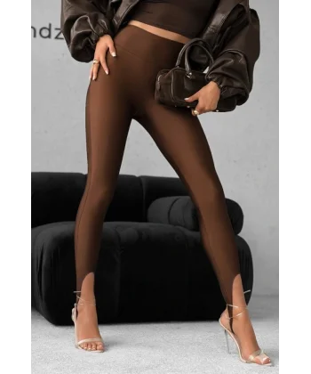 Kadın Yüksek Bel Topuk Altından Geçmeli Dalgıç Tayt