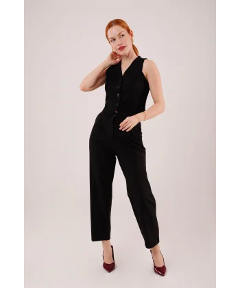 Kapama Cep Detaylı iyah Pantolon