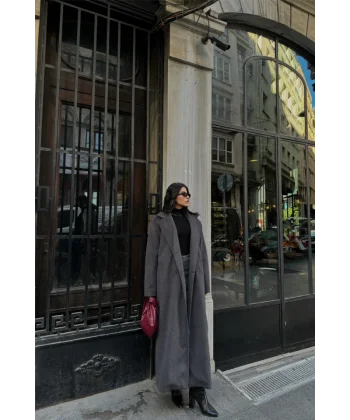 KAŞE KABAN MAXİ  Antrasit