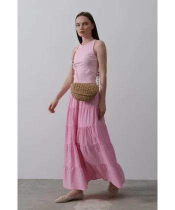 KAT KAT KETEN ETEK  Şeker Pembe