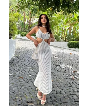 Kerry Sırt Dekolteli Cut Out Elbise 2776