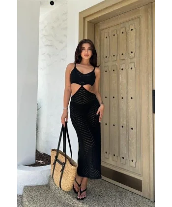 Kerry Sırt Dekolteli Cut Out Elbise 2776