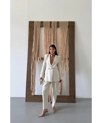 KETEN CEKET - PANTOLON TAKIM - Ham