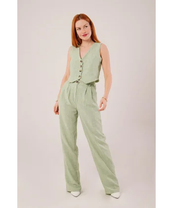 Kırçıllı Desen Yeşil Takım