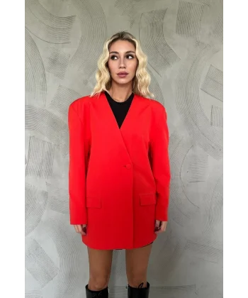 Koral Eteği Lastikli Ceket